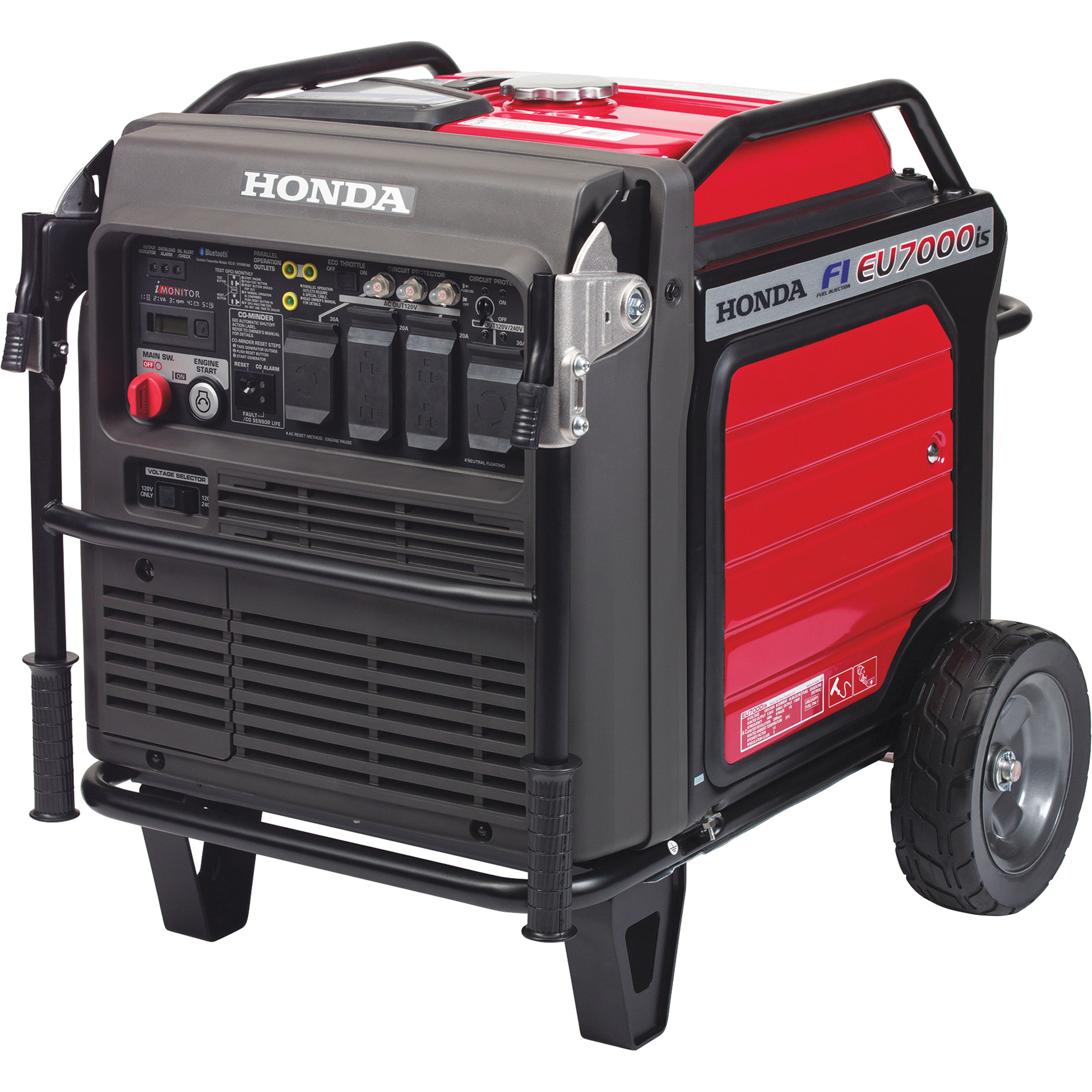 Honda Inverter Generator, 7000 Surge Watts, 5500 Rated Watts, Electric Start, Model# EU7000ISNAN Honda Inverter Generator, 7000 Surge Watts, 5500 Rated Watts, Electric Start, Model# EU7000ISNAN