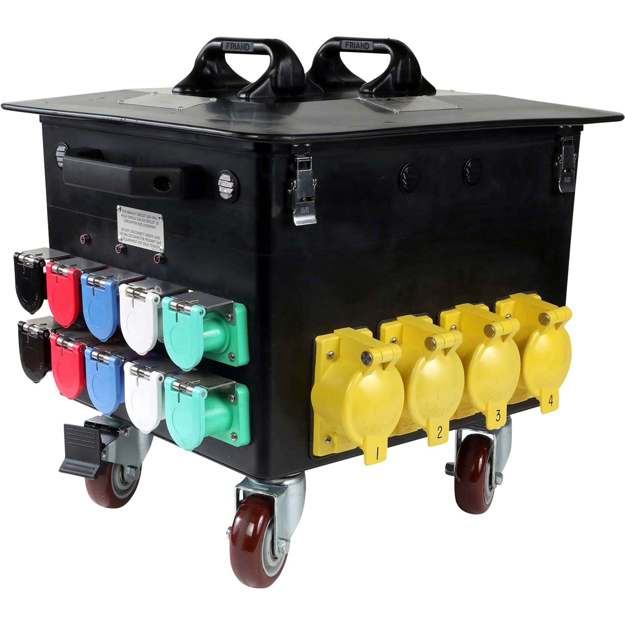 Generac Portable Power Distribution Box with Casters — 400 Amps, 125/250 Volts Generac Portable Power Distribution Box with Casters — 400 Amps, 125/250 Volts