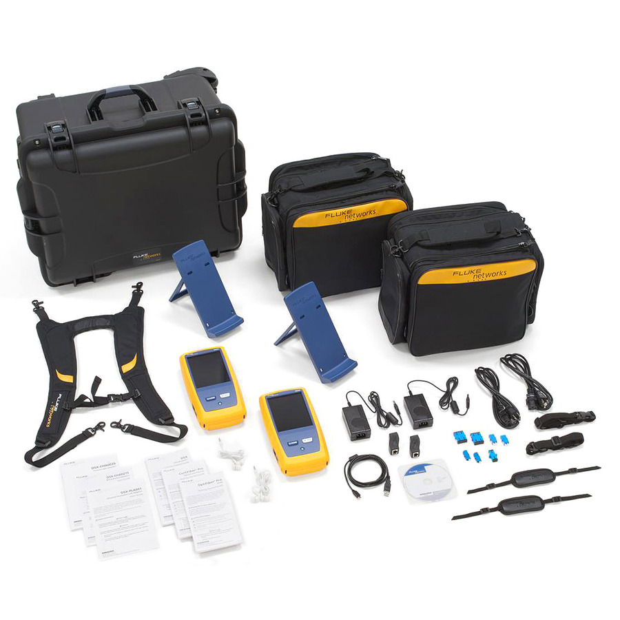 Fluke Networks DSX2-8-PRO-NW: The Ultimate 2GHz Pro Kit for Network Testing Fluke Networks DSX2-8-PRO-NW: The Ultimate 2GHz Pro Kit for Network Testing