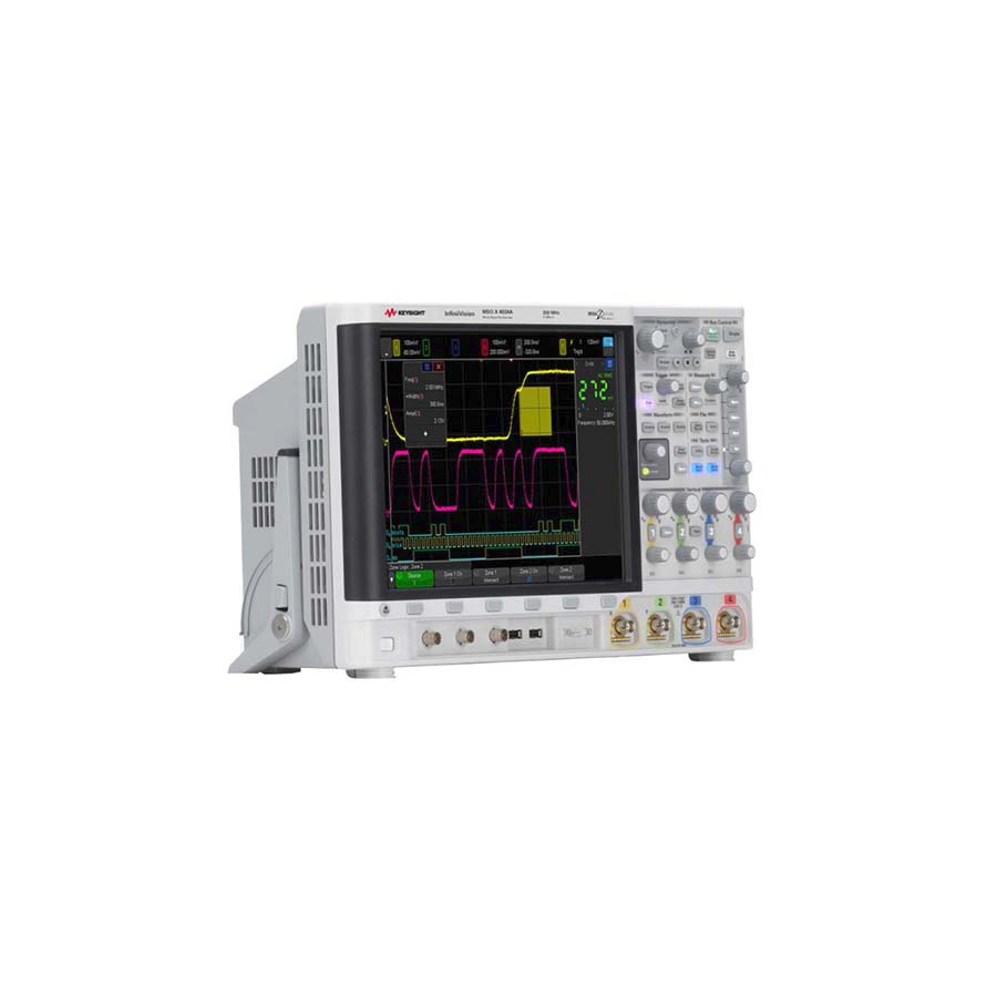 Keysight MSOX4104A: 4/16-Channel Mixed Signal Oscilloscope with 1 GHz Bandwidth, 5 GS/s Sample Rate, and 4 Mpts Memory Keysight MSOX4104A: 4/16-Channel Mixed Signal Oscilloscope with 1 GHz Bandwidth, 5 GS/s Sample Rate, and 4 Mpts Memory