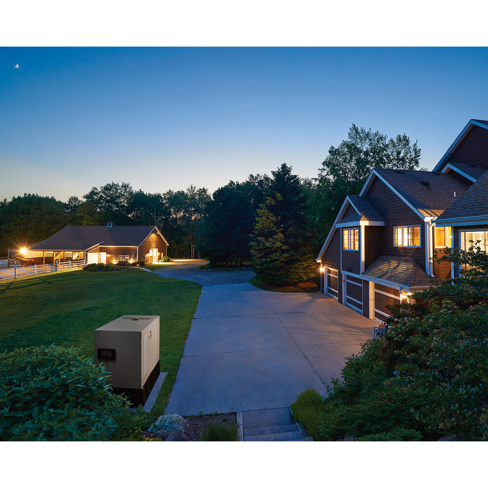 Generac Protector Series Diesel Home Standby Generator — 50kW, 277/480 Volts, 3-Phase, Model# RD05034KDAE