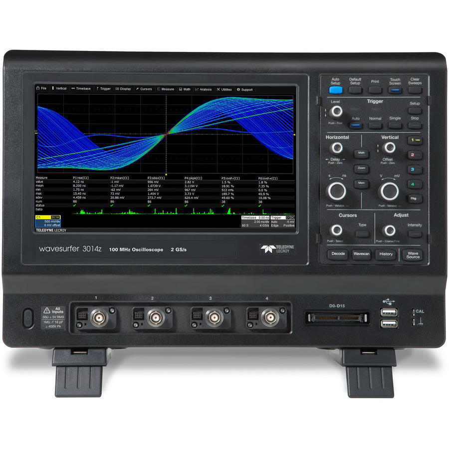 Teledyne LeCroy WAVESURFER 3054Z PROMO1: 4-Channel, 500 MHz, 4 GS/s MSO Oscilloscope Teledyne LeCroy WAVESURFER 3054Z PROMO1: 4-Channel, 500 MHz, 4 GS/s MSO Oscilloscope