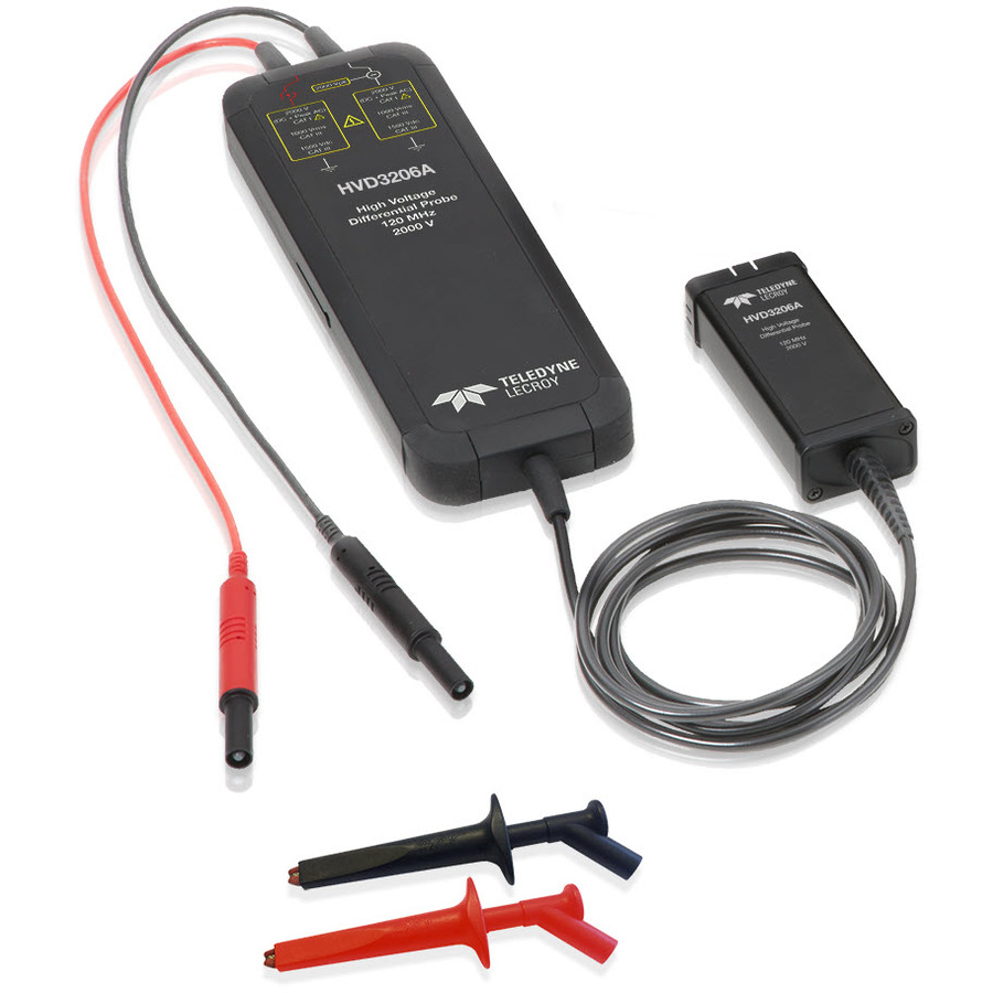 Teledyne LeCroy HVD3206A-6M: 2 kV, 80 MHz Differential Probe with Auto Zero and 6m Cable Teledyne LeCroy HVD3206A-6M: 2 kV, 80 MHz Differential Probe with Auto Zero and 6m Cable