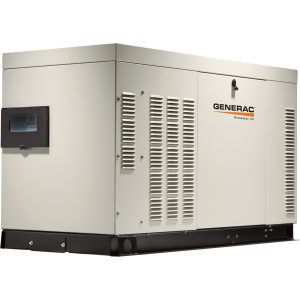 Generac QuietSource Series Liquid-Cooled Home Standby Generator — 27 kW (LP)/25 kW NG, Model# RG027224ANAX