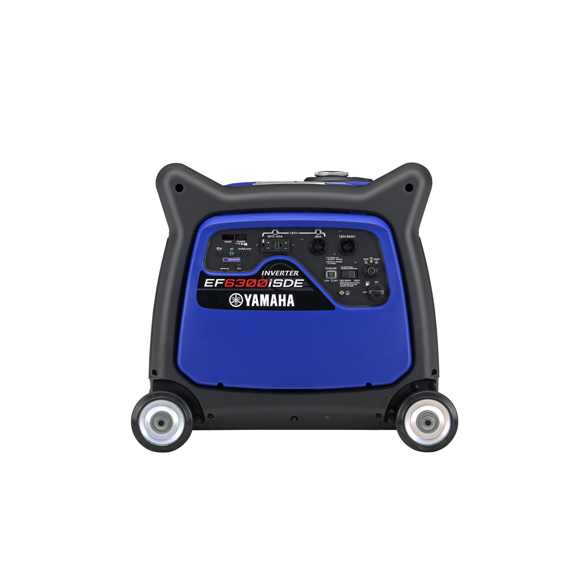 Yamaha, Inverter Generator, Surge Watts 6300, Rated Watts 5500, Voltage 120/240, Model# EF63ISDEZ Yamaha, Inverter Generator, Surge Watts 6300, Rated Watts 5500, Voltage 120/240, Model# EF63ISDEZ