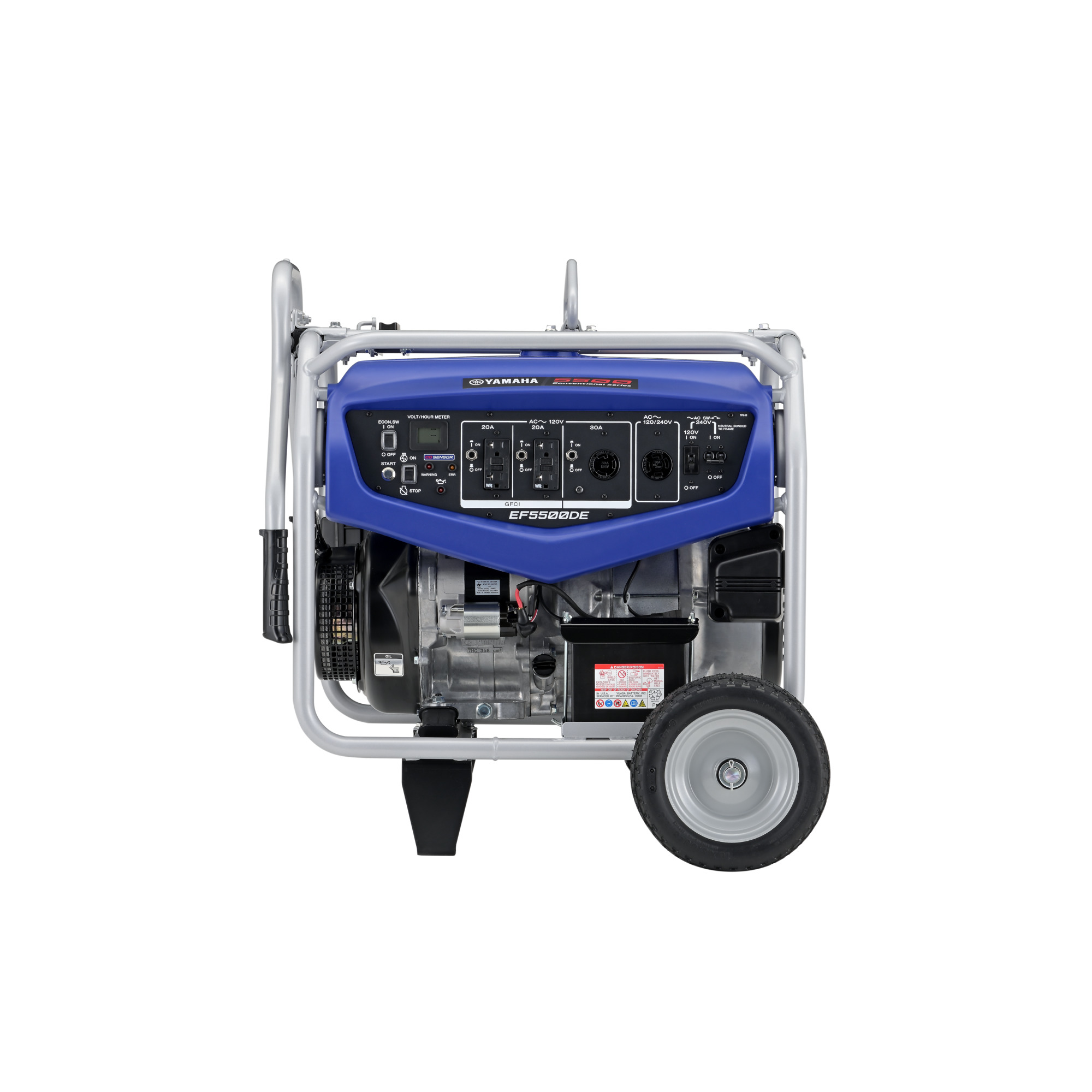 Yamaha, Portable Generator, Surge Watts 5500, Rated Watts 4500, Voltage 120/240, Model# EF55DEZ1 Yamaha, Portable Generator, Surge Watts 5500, Rated Watts 4500, Voltage 120/240, Model# EF55DEZ1