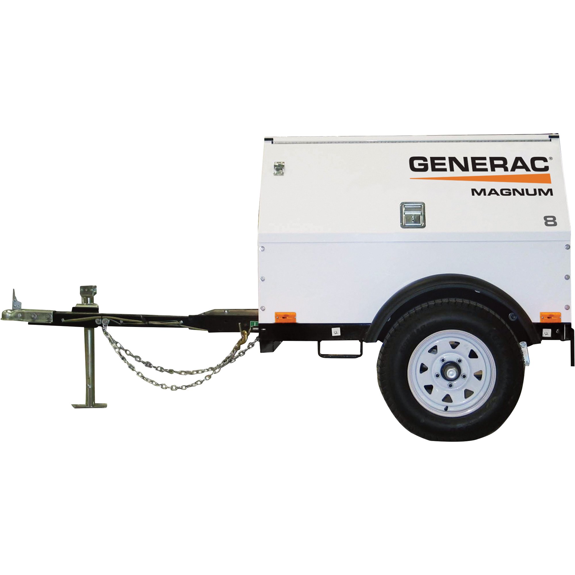 Generac Towable Mobile Diesel Generator — 9kW/8.1kW, Single Phase, Electric Start, Model# 6782 Generac Towable Mobile Diesel Generator — 9kW/8.1kW, Single Phase, Electric Start, Model# 6782