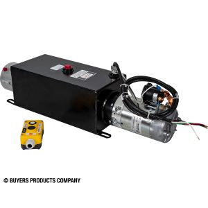 Buyers Products 12V DC Power Unit, Max. PSI 2500, Max. RPM 0, Power Source Electric, Model# PU642LRS