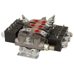 Buyers Products 3-Way Sectional Valve, GPM 11, Working Port 1/2 in, Max. PSI 3600, Model# HVE342PR4PRPB