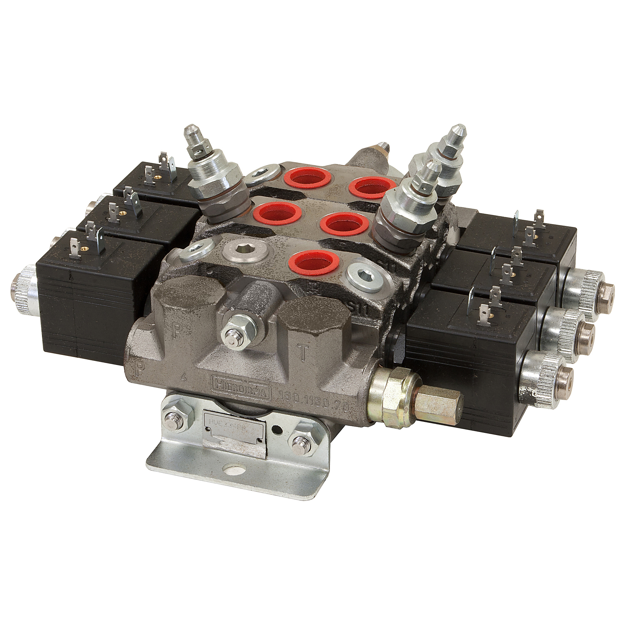 Buyers Products 3-Way Sectional Valve, GPM 11, Working Port 1/2 in, Max. PSI 3600, Model# HVE342PRPB Buyers Products 3-Way Sectional Valve, GPM 11, Working Port 1/2 in, Max. PSI 3600, Model# HVE342PRPB