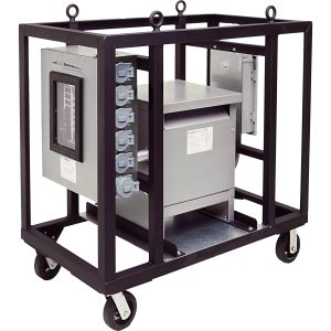 CEP Portable 4-Wheel Power Distribution Cart for Generators — 480 Volts, 100 Amps, 3-Phase, Model# 6210PDC45