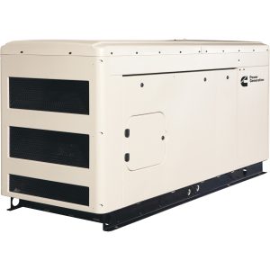 Cummins Commercial Standby Generator — 25kW, LP/NG, 120/240 Volts, 3-Phase, Model# RS25