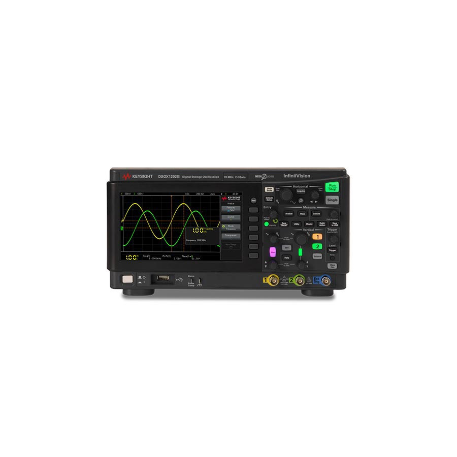 Keysight EDUX1052A: 2-Channel Digital Oscilloscope for Education with 50 MHz Bandwidth and 1 GS/s Sample Rate Keysight EDUX1052A: 2-Channel Digital Oscilloscope for Education with 50 MHz Bandwidth and 1 GS/s Sample Rate