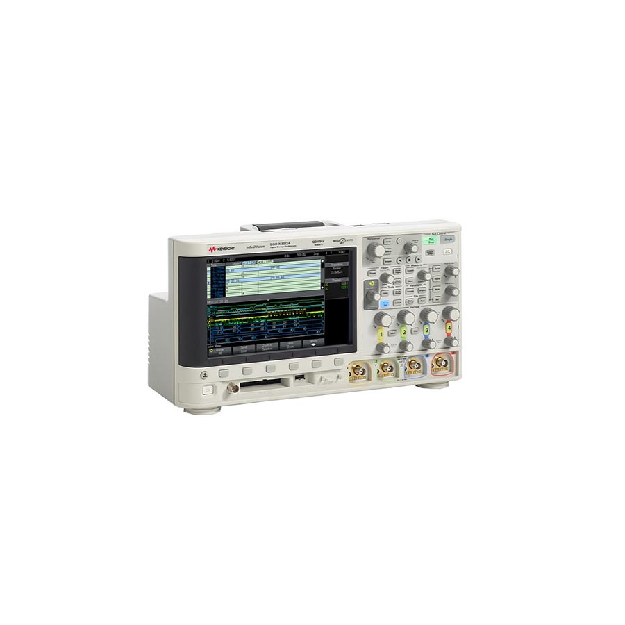 Keysight DSOX3034A: 4-Channel Digital Oscilloscope with 350 MHz Bandwidth, 2 Mpts Memory, 4 GS/s Sample Rate, and 8-bit Resolution Keysight DSOX3034A: 4-Channel Digital Oscilloscope with 350 MHz Bandwidth, 2 Mpts Memory, 4 GS/s Sample Rate, and 8-bit Resolution