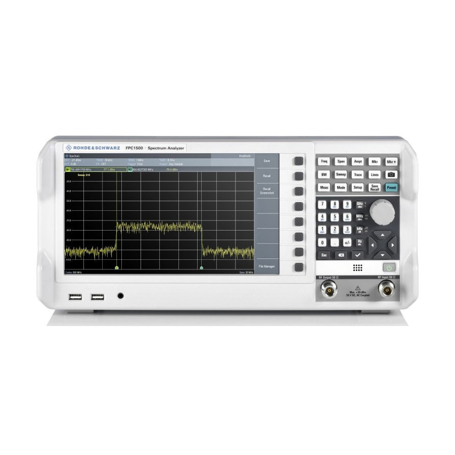 Rohde & Schwarz FPC-P3TG Spectrum Analyzer with Enhanced Frequency Coverage: Up to 3 GHz Rohde & Schwarz FPC-P3TG Spectrum Analyzer with Enhanced Frequency Coverage: Up to 3 GHz