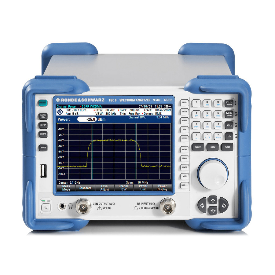 Rohde & Schwarz FSC6.16 Spectrum Analyzer: Unparalleled Performance for 9 KHz - 6 GHz Analysis Rohde & Schwarz FSC6.16 Spectrum Analyzer: Unparalleled Performance for 9 KHz - 6 GHz Analysis