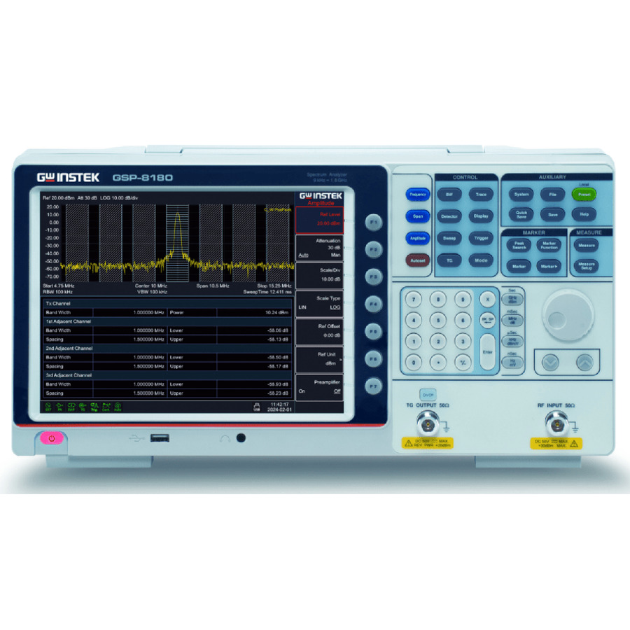 Instek GSP-8180TG: Precision Spectrum Analyzer with Tracking Generator for Comprehensive Signal Analysis Instek GSP-8180TG: Precision Spectrum Analyzer with Tracking Generator for Comprehensive Signal Analysis