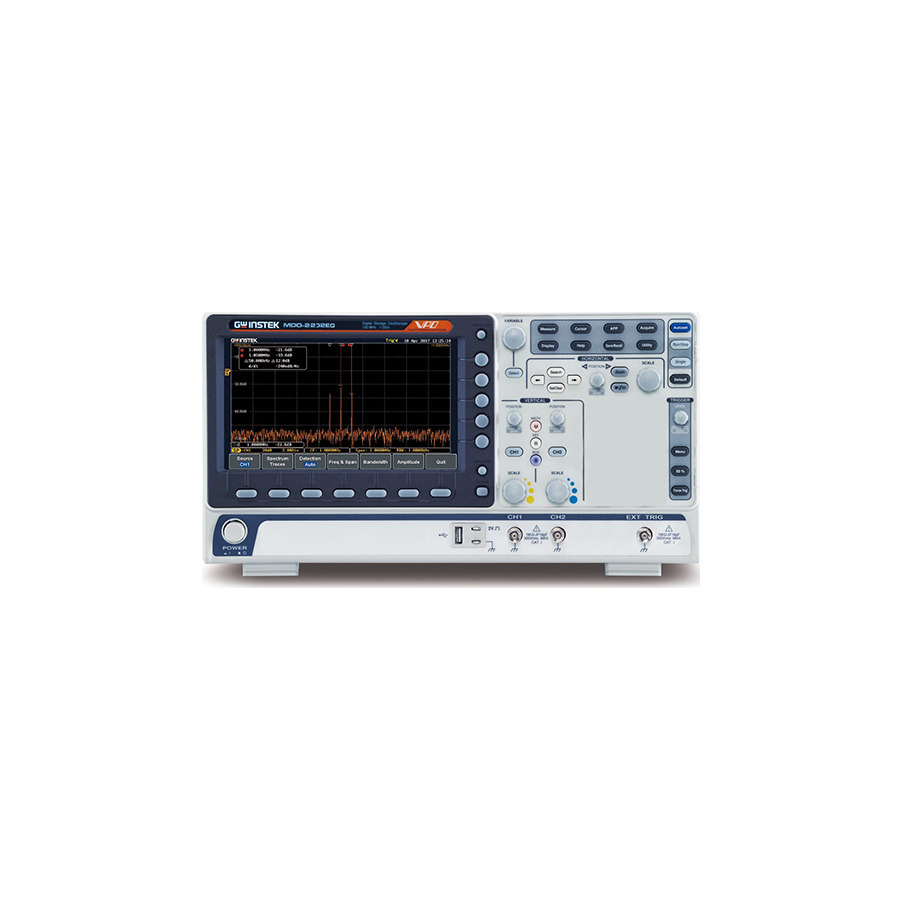 Instek MDO-2202EG: 2-Channel Mixed Domain Oscilloscope with 200 MHz Bandwidth, 10 Mpts Memory, and 1 GS/s Sample Rate Instek MDO-2202EG: 2-Channel Mixed Domain Oscilloscope with 200 MHz Bandwidth, 10 Mpts Memory, and 1 GS/s Sample Rate