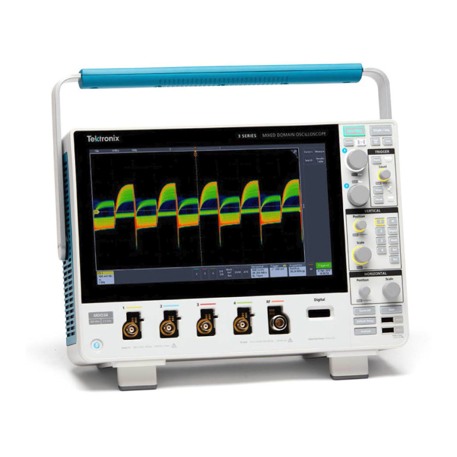 Tektronix MDO32/3-BW-1000: 2-Channel, 1 GHz Mixed Domain Oscilloscope with 2.5-5 GS/s Sample Rate and 10 Mpts Memory Tektronix MDO32/3-BW-1000: 2-Channel, 1 GHz Mixed Domain Oscilloscope with 2.5-5 GS/s Sample Rate and 10 Mpts Memory
