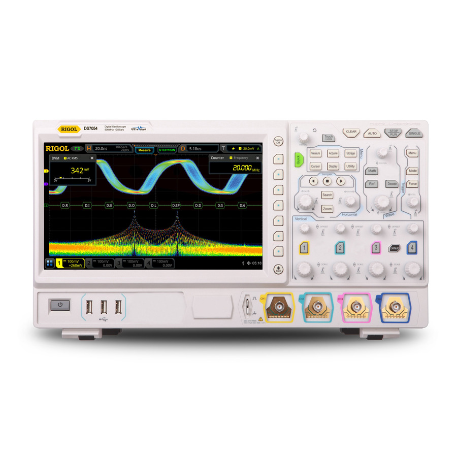 RIGOL DS7054: Unleash the Power of Precision with 500 MHz, 10 GS/s Digital Oscilloscope RIGOL DS7054: Unleash the Power of Precision with 500 MHz, 10 GS/s Digital Oscilloscope