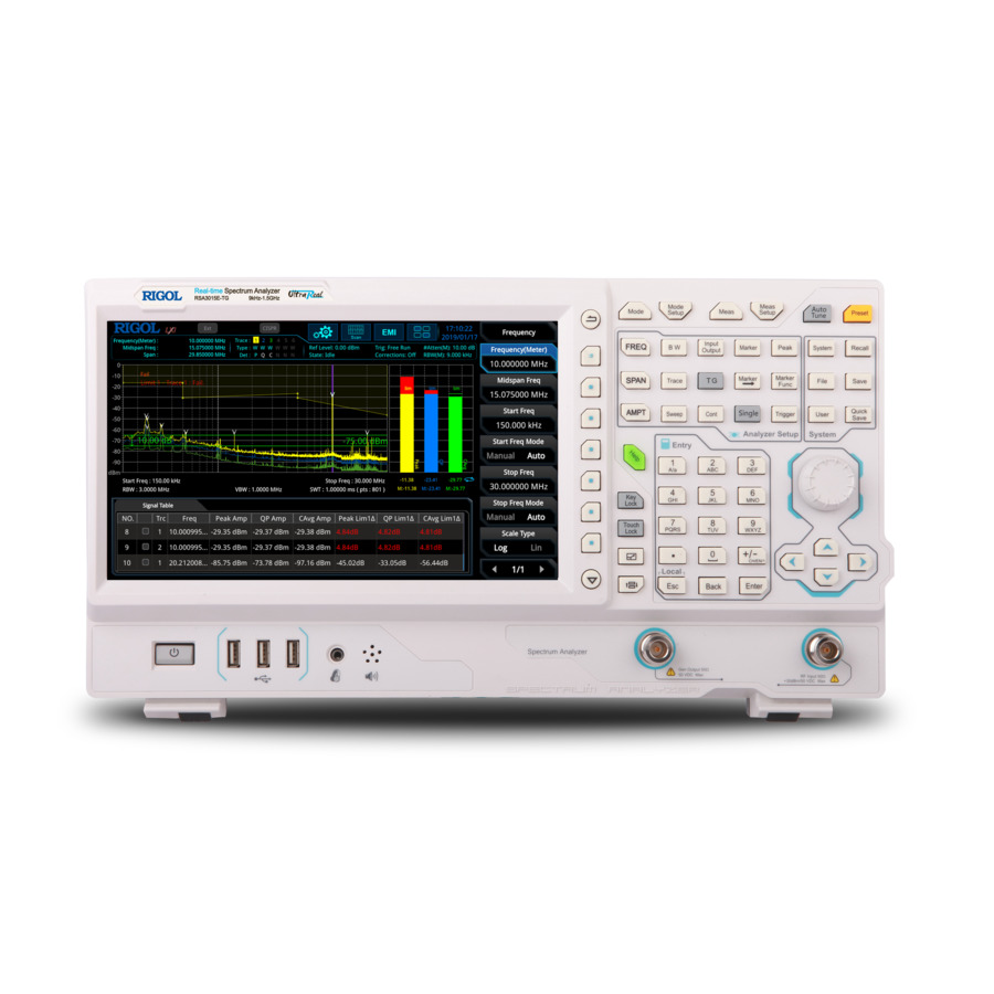 RIGOL RSA3015E-TG: Real-Time Spectrum Analyzer with Tracking Generator for Enhanced Signal Analysis RIGOL RSA3015E-TG: Real-Time Spectrum Analyzer with Tracking Generator for Enhanced Signal Analysis