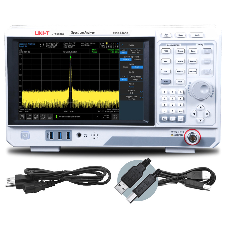 Uni-T UTS3084B Spectrum Analyzer: Uncover the Spectrum with Precision and Performance Uni-T UTS3084B Spectrum Analyzer: Uncover the Spectrum with Precision and Performance