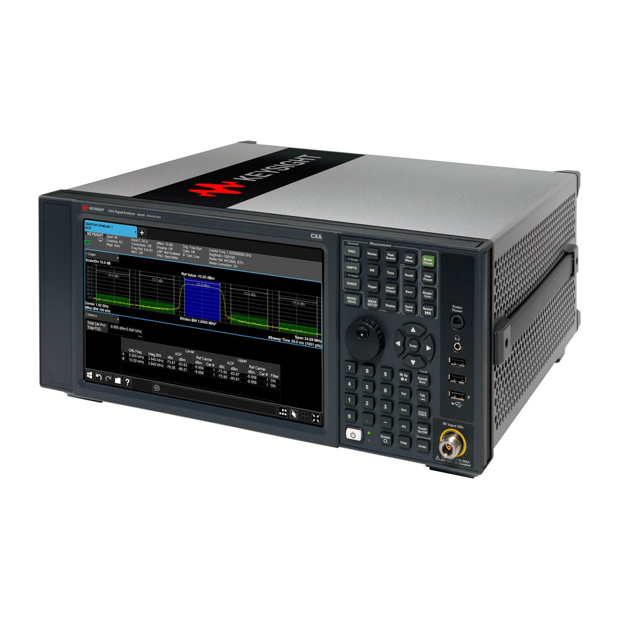 Keysight N9000B/070 Signal Analyzer Bundle: 7 GHz, Preamp, Attenuator, Reference, CXA X-Series Keysight N9000B/070 Signal Analyzer Bundle: 7 GHz, Preamp, Attenuator, Reference, CXA X-Series