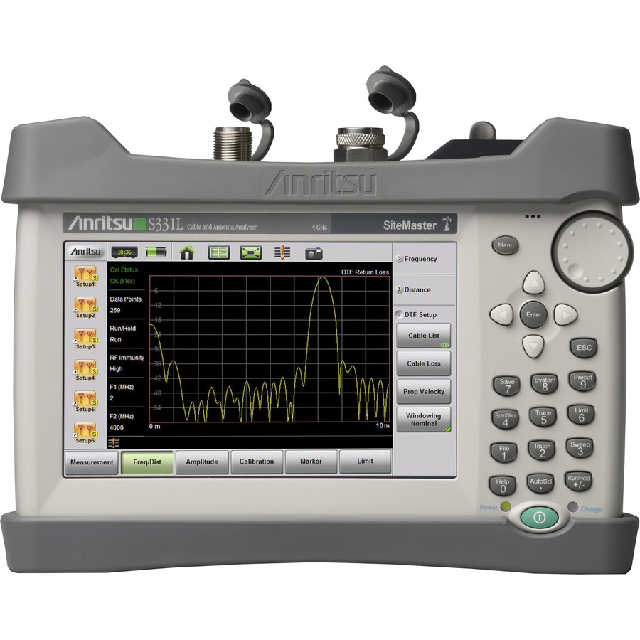 Anritsu Site Master S331L: Precision Cable and Antenna Analysis from 2MHz to 4GHz Anritsu Site Master S331L: Precision Cable and Antenna Analysis from 2MHz to 4GHz