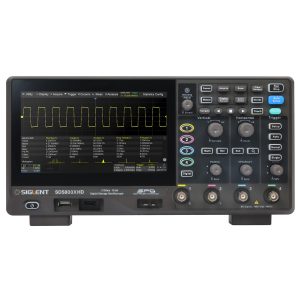 Siglent SDS824X HD MSO: 4-Channel, 200 MHz, 2 GS/s, 50 Mpts, 12-bit Oscilloscope