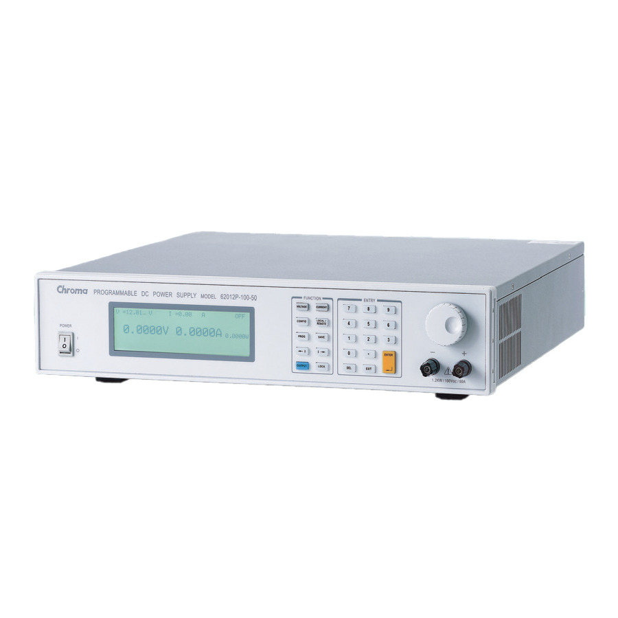 Chroma 62012P-100-50 DC Power Supply, 100 V, 50 A, 1200 W, 62000P Series Chroma 62012P-100-50 DC Power Supply, 100 V, 50 A, 1200 W, 62000P Series